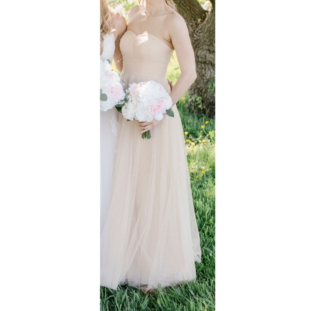 Azazie Lola Dress - Champagne